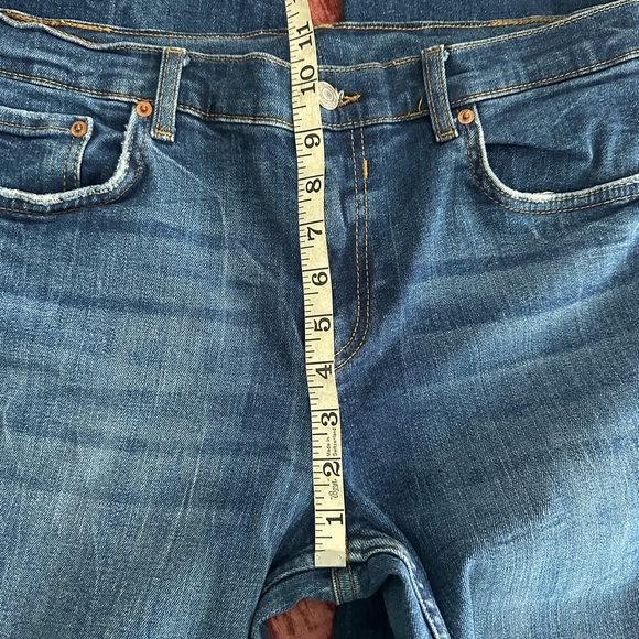 Zara straight leg cropped denim 42 - Picture 4 of 5